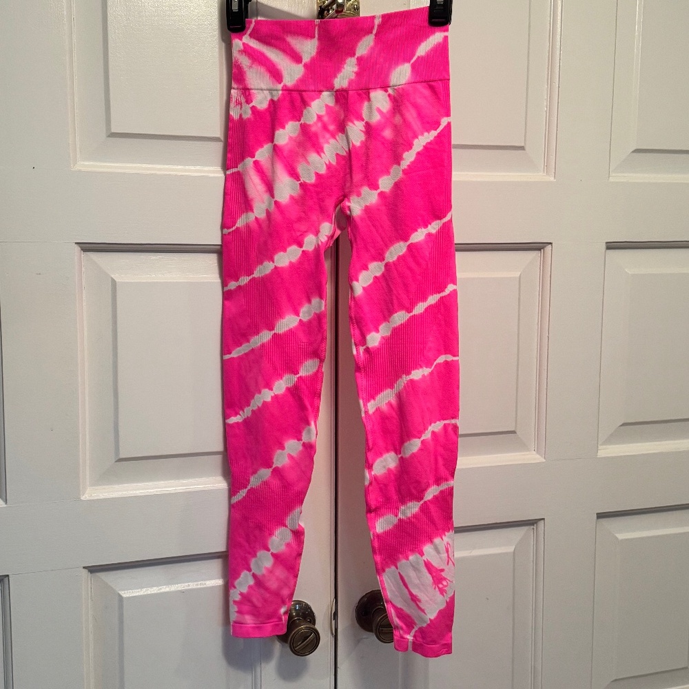 PINK Seamless Tie-dye tights SM